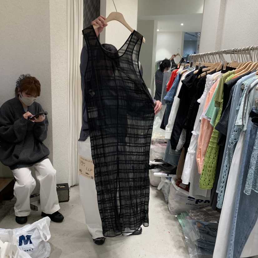 SSEMIENNE直郵韓國代購㊣女裝新品時尚熱賣休閑人氣推薦連衣裙SSEMIENNE連衣裙圖色2
