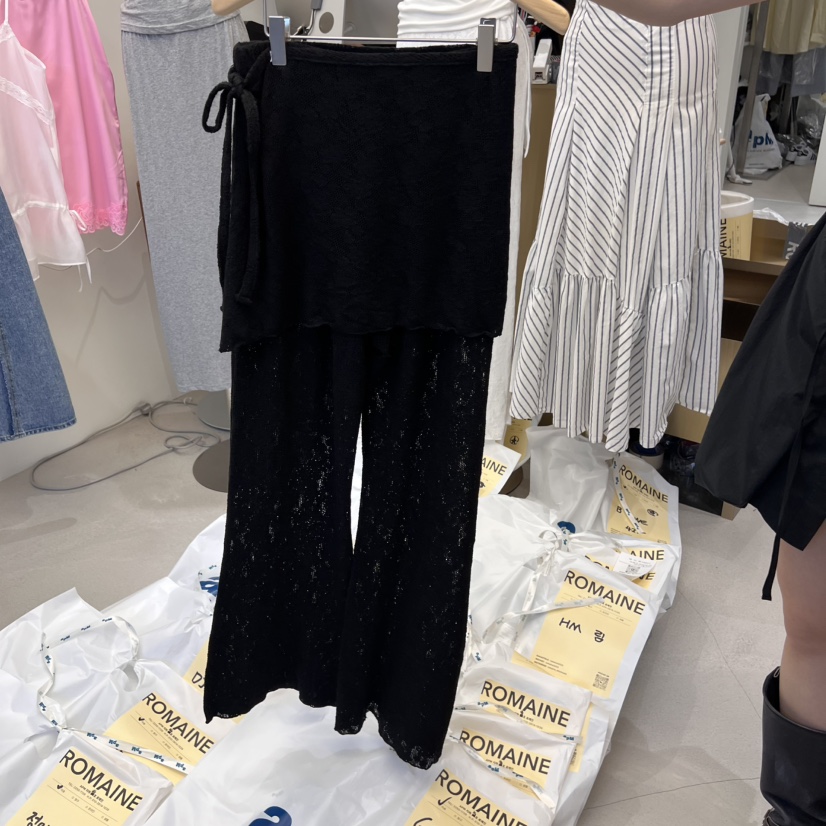ROMAINE韓國㊣直郵東大門代購女裝新品熱賣人氣時尚裙褲蕾絲ROMAINE裙褲