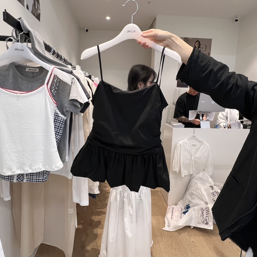 RUMIRU/AWEAR韓國㊣直郵東大門代購女裝新款休閑吊帶背心不含內搭awear/RUMIRU吊帶/背心圖色2