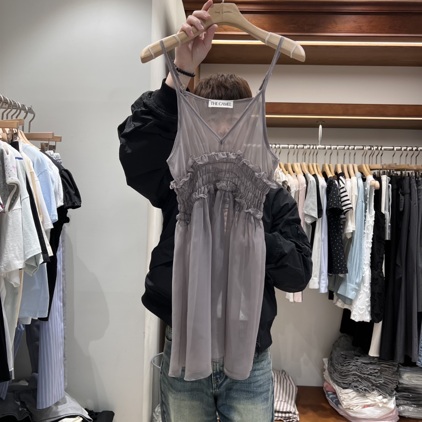 THE CAMEL(此品牌名稱會遭售假投訴,建議淘寶店鋪商品名稱中不要使用)韓國直郵㊣東大門實拍女裝新款推薦連衣裙the came_l 家連衣裙