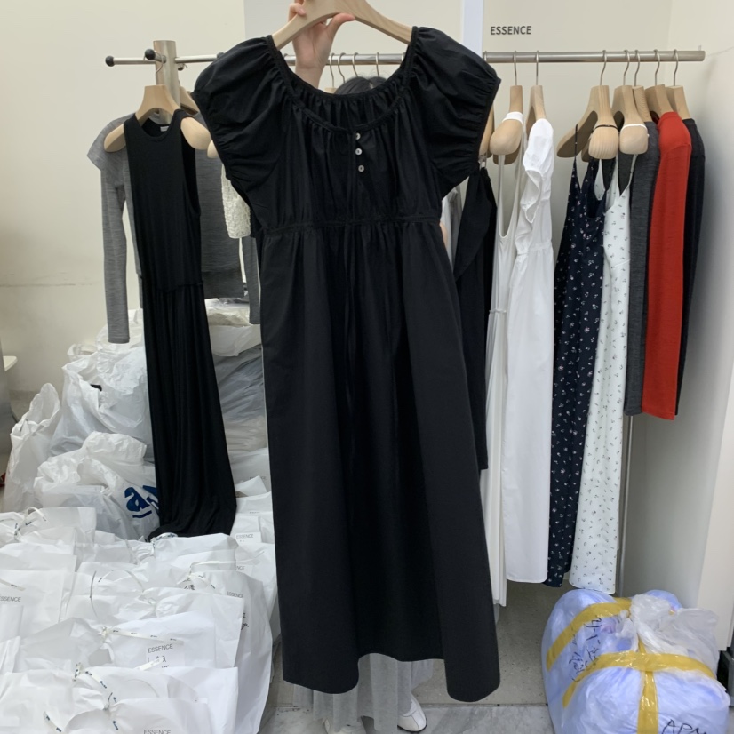 ESSENCE韓國㊣直郵東大門代購女裝新款熱賣人氣25春夏連衣裙蕾絲ESSENCE連衣裙圖色1