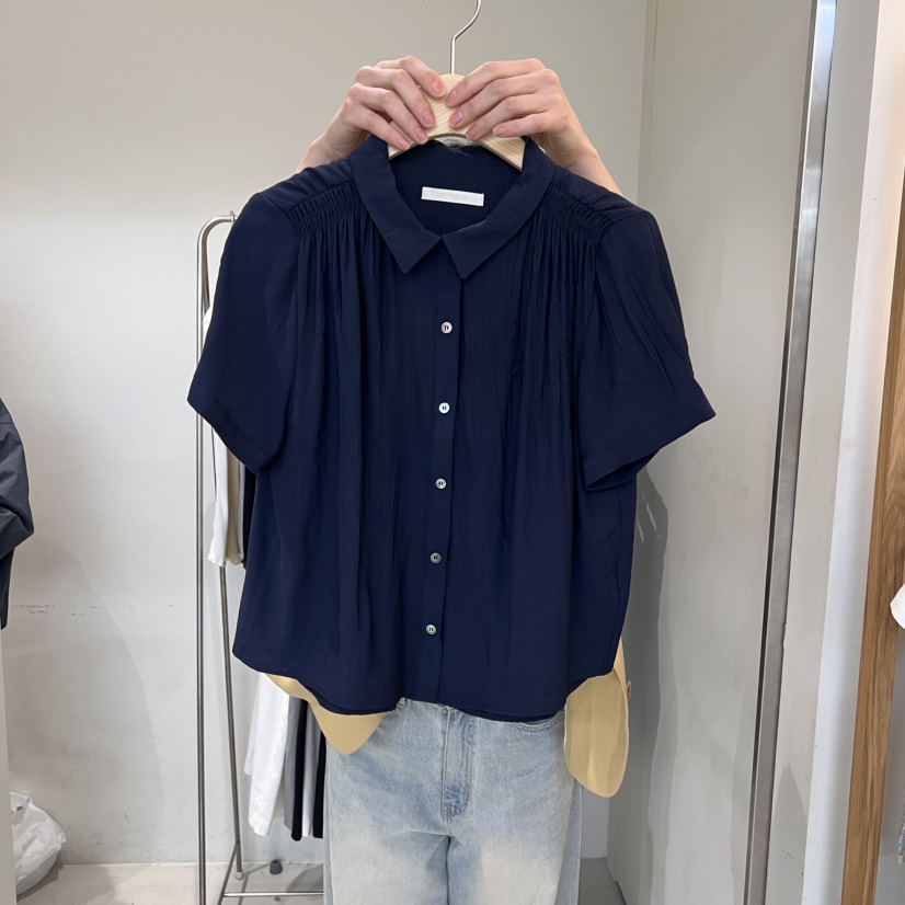OUTRENE韓國直郵㊣東大門實拍女裝新品休閑熱賣推薦襯衫蕾絲衫OUTRENE襯衫/蕾絲衫圖色3