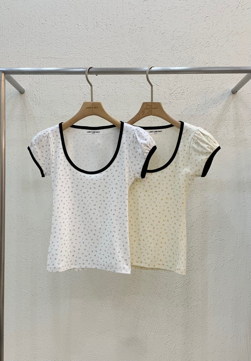 LIGHT AND SALT韓國直郵㊣東大門實拍女裝新品25春夏推薦T恤LIGHT AND SALTT恤