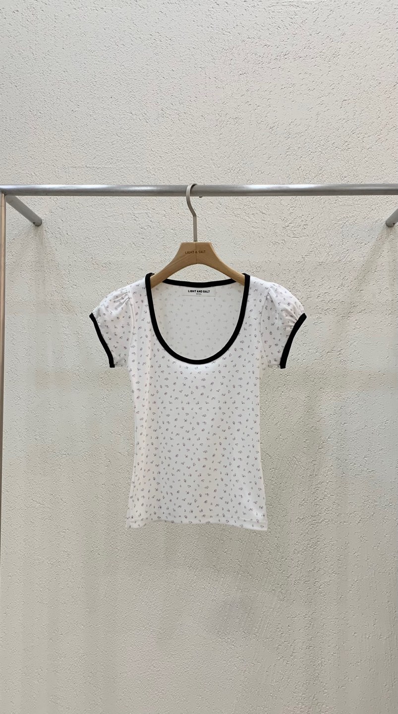 LIGHT AND SALT韓國直郵㊣東大門實拍女裝新品25春夏推薦T恤LIGHT AND SALTT恤