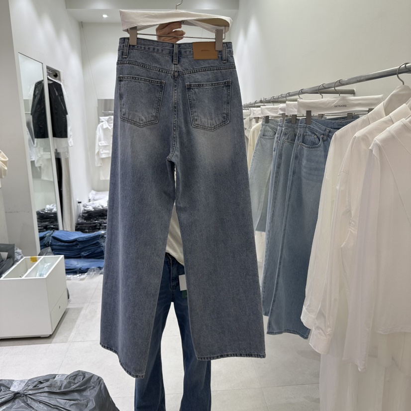 ARTISANAL直郵韓國代購㊣女裝新款25春夏熱賣推薦休閑牛仔褲ARTISANAL牛仔褲