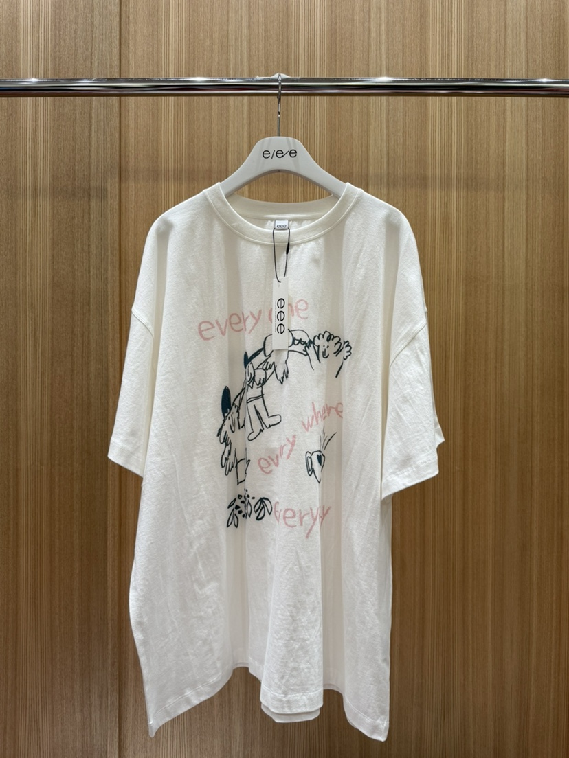 E/E/E韓國㊣直郵東大門代購女裝新品推薦人氣時尚熱賣T恤E/E/ET恤