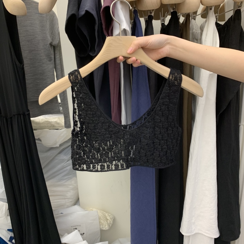 ESSENCE直郵韓國代購㊣女裝新款25春夏人氣推薦吊帶背心蕾絲ESSENCE吊帶/背心