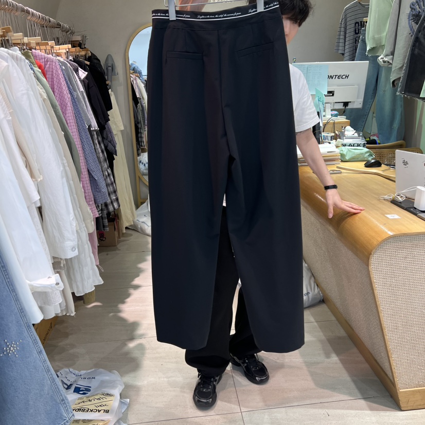 BLACKFRIDAY韓國直郵㊣東大門實拍女裝新款25春夏推薦休閑褲BLACK FRIDAY休閑褲