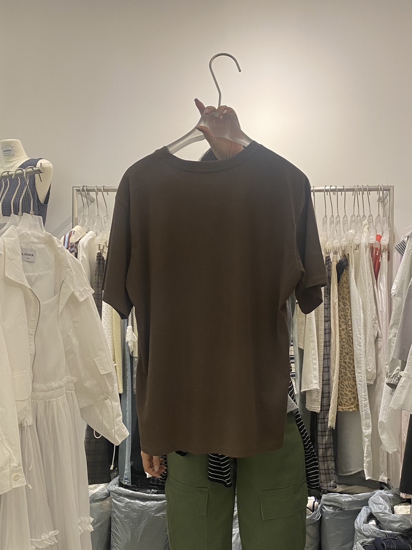 LOOKK直郵韓國代購㊣女裝新款人氣時尚熱賣推薦休閑25春夏T恤JEONG GAM STUDIOST恤