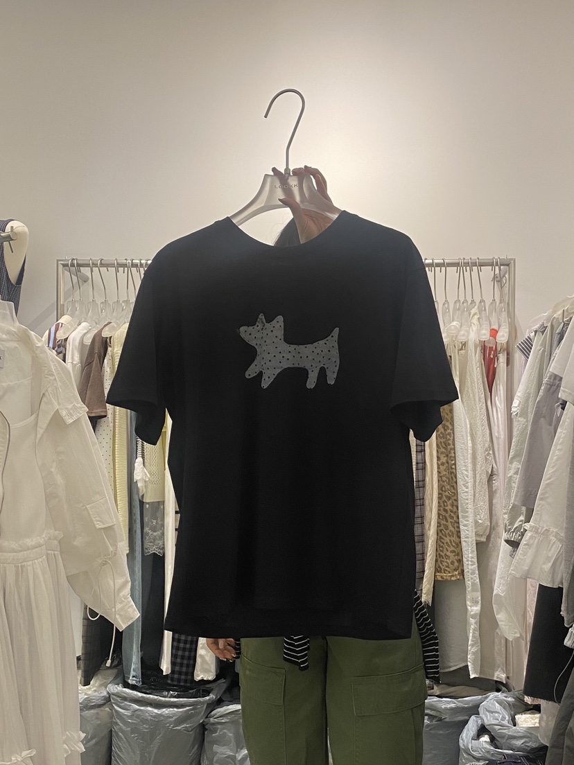 LOOKK直郵韓國代購㊣女裝新款人氣時尚熱賣推薦休閑25春夏T恤JEONG GAM STUDIOST恤圖色3