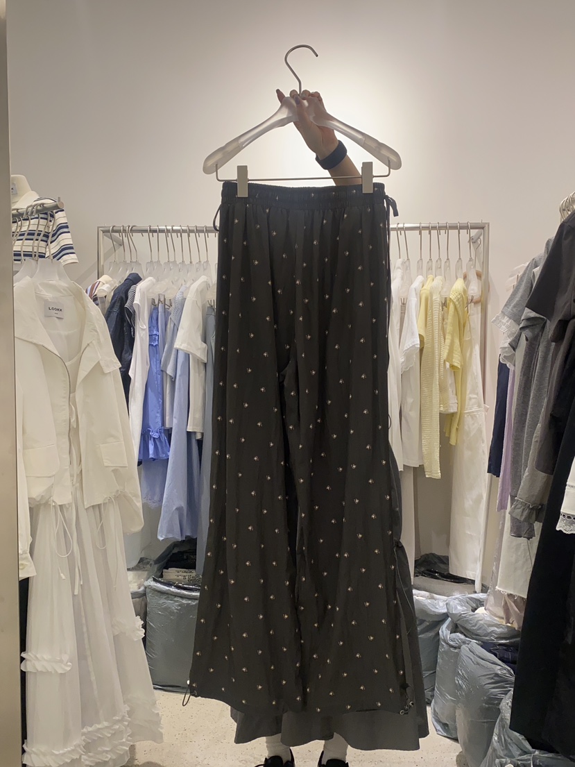 LOOKK韓國直郵㊣東大門實拍女裝新款休閑時尚推薦25春夏休閑褲JEONG GAM STUDIOS休閑褲