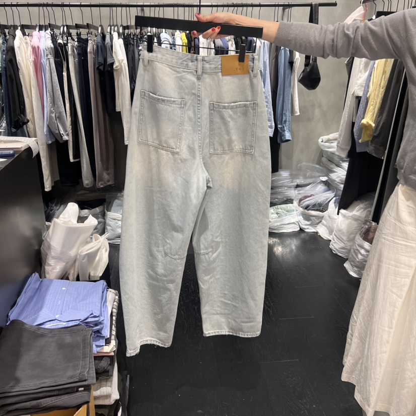 TUG直郵韓國代購㊣女裝新品休閑時尚25春夏熱賣人氣推薦牛仔褲TUG牛仔褲