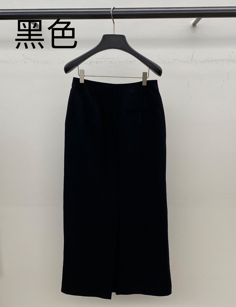 ID直郵韓國代購㊣女裝新款時尚25春夏休閑推薦人氣長裙亞麻ID長裙圖色3