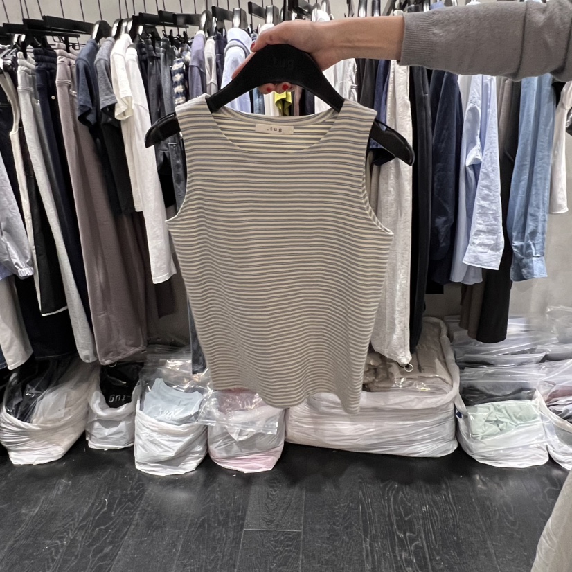 TUG韓國直郵㊣東大門實拍女裝新品25春夏時尚熱賣休閑吊帶背心TUG吊帶/背心圖色2