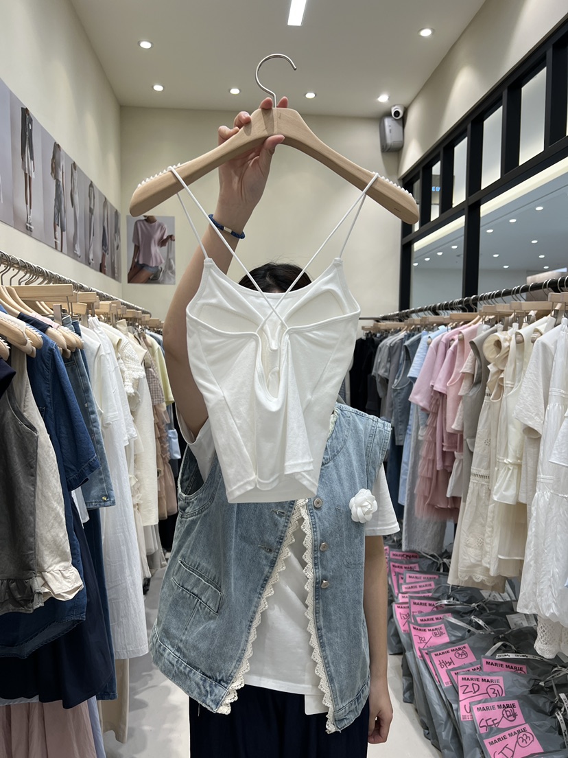 MARIE MARIE韓國直郵㊣東大門實拍女裝新款推薦吊帶背心修身MARIE MARIE吊帶/背心