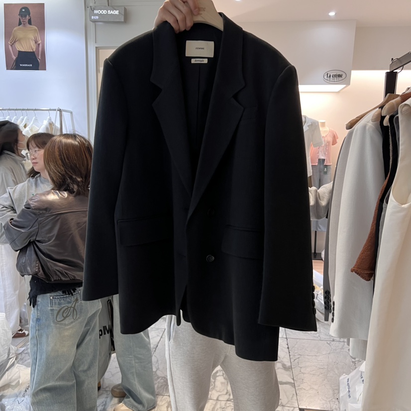 LA MAGIE FEMME韓國直郵㊣東大門實拍女裝新品人氣25春夏夾克Lamagie Femme夾克圖色4