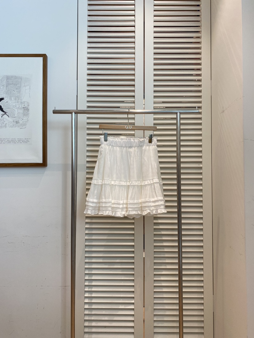 FAVE-L韓國直郵㊣東大門實拍女裝新品熱賣人氣推薦25春夏短裙FAVE-L短裙