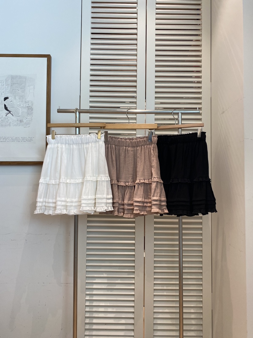 FAVE-L韓國直郵㊣東大門實拍女裝新品熱賣人氣推薦25春夏短裙FAVE-L短裙