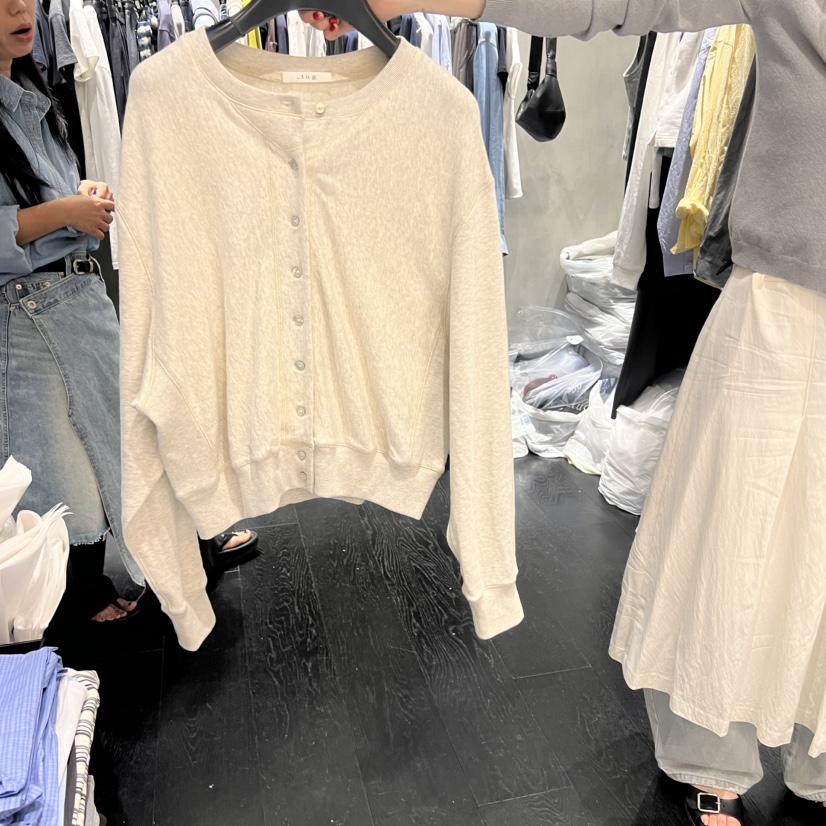 TUG韓國直郵㊣東大門實拍女裝新款時尚25春夏人氣休閑針織衫TUG針織衫