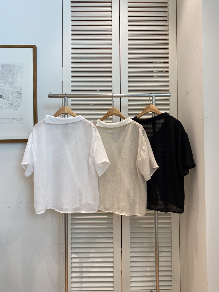 FAVE-L韓國直郵㊣東大門實拍女裝新品休閑人氣熱賣襯衫蕾絲衫FAVE-L襯衫/蕾絲衫