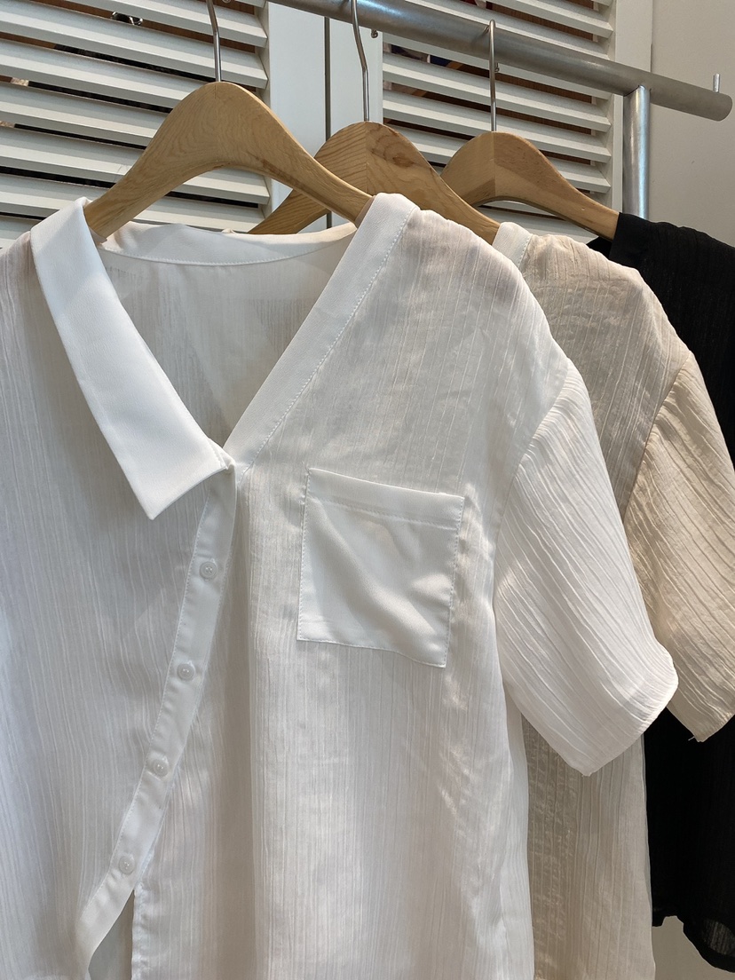 FAVE-L韓國直郵㊣東大門實拍女裝新品休閑人氣熱賣襯衫蕾絲衫FAVE-L襯衫/蕾絲衫