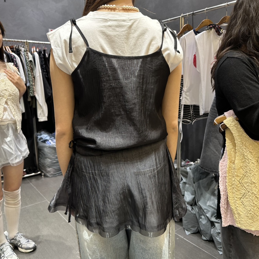 LADYBLACK韓國直郵㊣女裝新品25春夏休閑推薦吊帶背心不含內搭LADYBLACK吊帶/背心