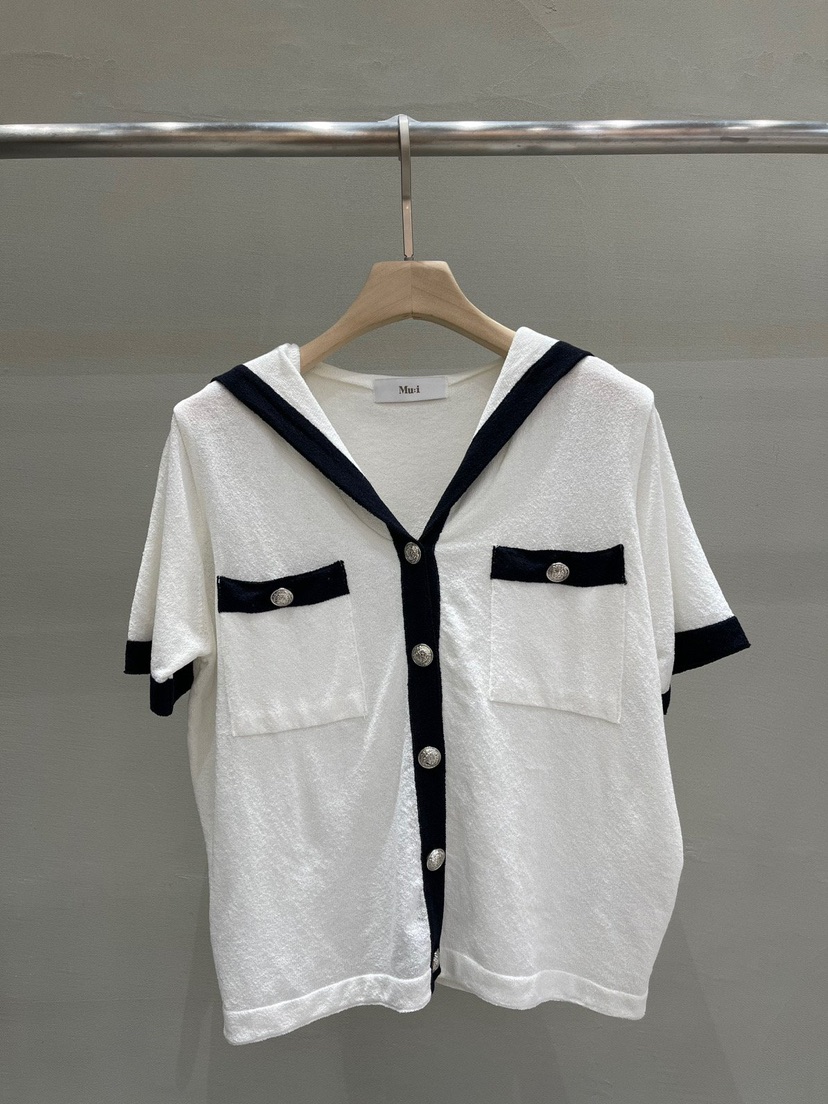 THE MUI直郵韓國代購㊣女裝新品熱賣推薦人氣休閑25春夏針織衫Mu:i-A針織衫