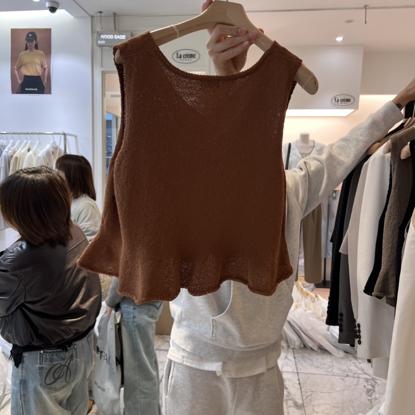 LA MAGIE FEMME韓國直郵㊣東大門實拍女裝新品休閑吊帶背心Lamagie Femme吊帶/背心