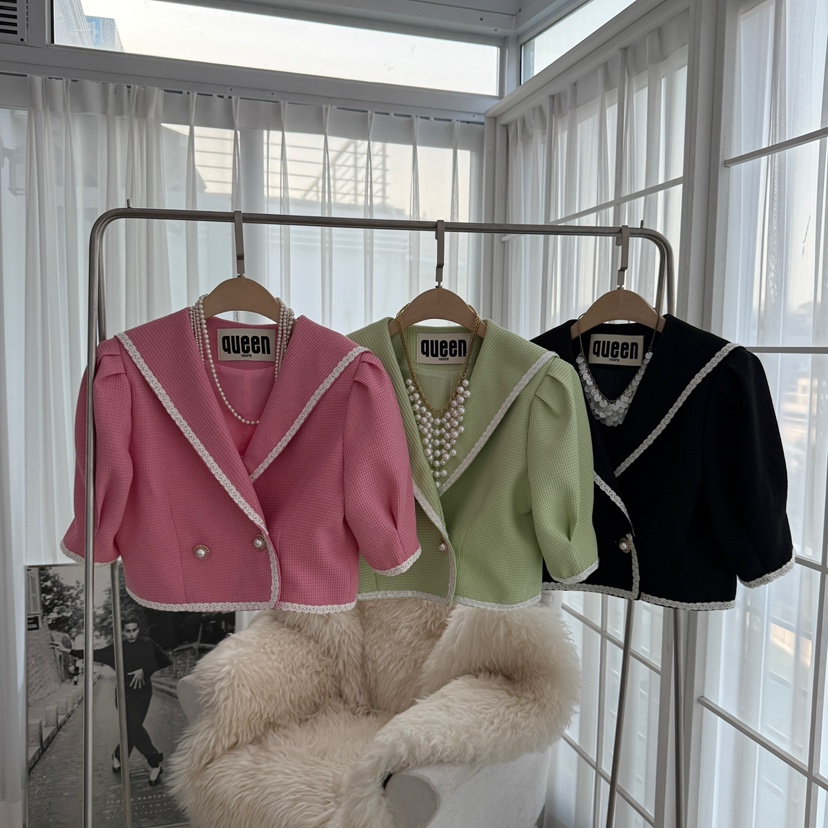 VICTORIA QUEEN韓國直郵㊣女裝新品25春夏人氣夾克不含配飾VICTORIA QUEEN夾克