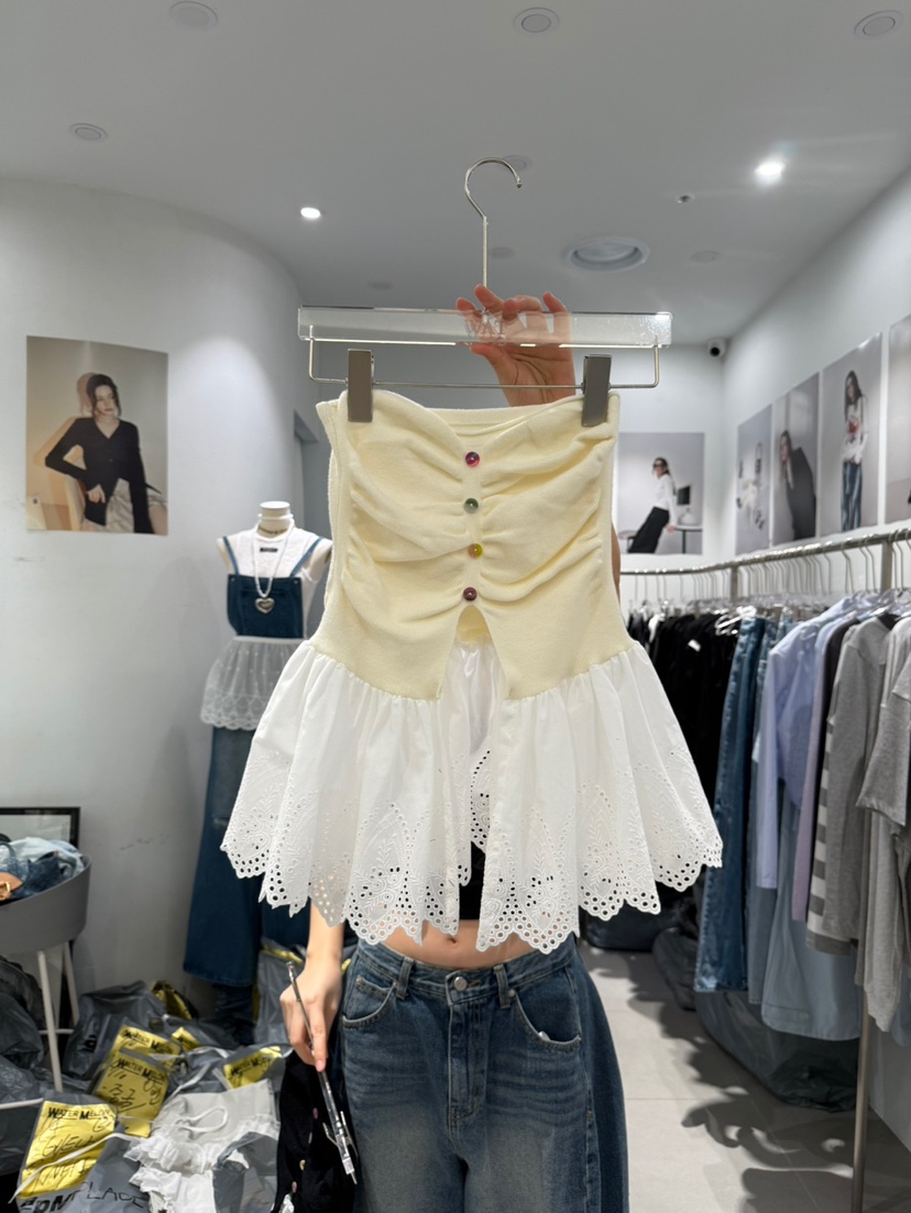 WATERMELON韓國直郵㊣東大門實拍女裝新品推薦熱賣吊帶背心WATERMELON吊帶/背心