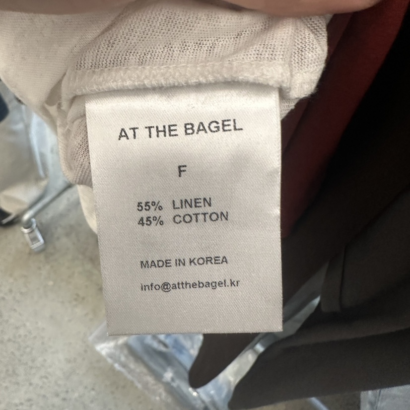 AT THE BAGEL東大門實拍女裝新款人氣職業25春夏時尚推薦T恤AT THE BAGELT恤