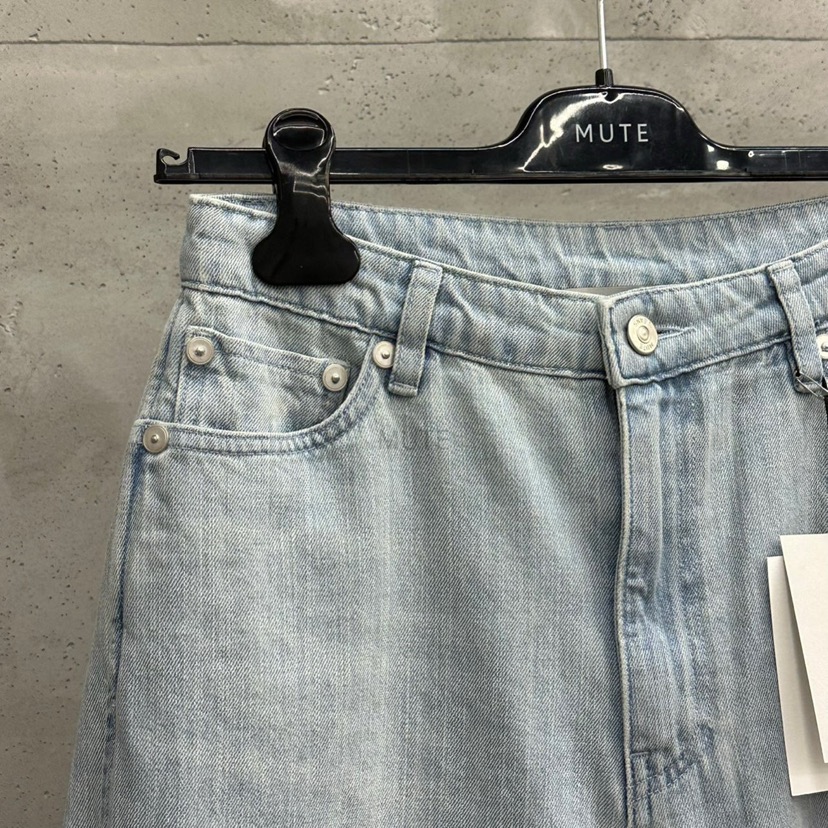 MUTE-P東大門實拍女裝新品熱賣推薦真品休閑職業25春夏牛仔褲MUTE牛仔褲