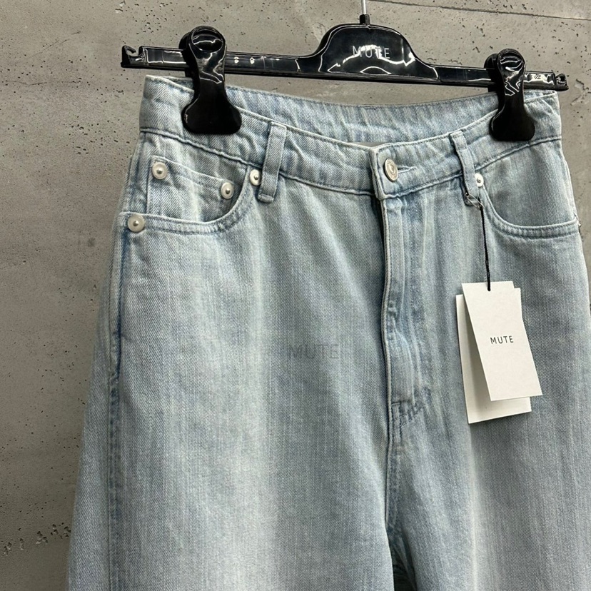 MUTE-P東大門實拍女裝新品熱賣推薦真品休閑職業25春夏牛仔褲MUTE牛仔褲