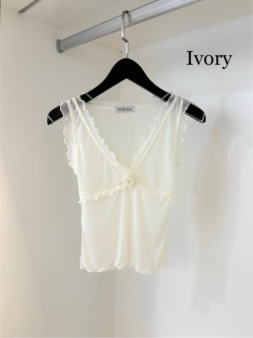 NORMAL韓國直郵女裝新品25春夏真品熱賣時尚職業推薦吊帶背心NORMAL吊帶/背心圖色1