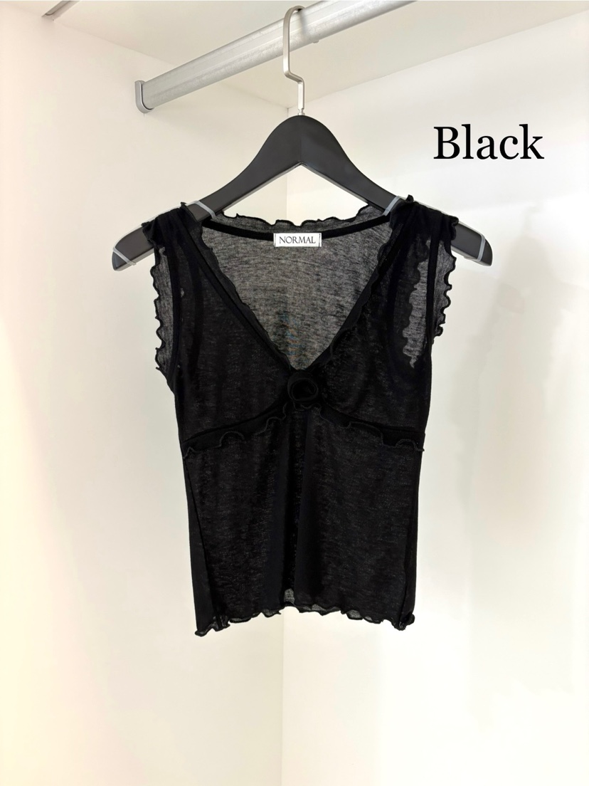 NORMAL韓國直郵女裝新品25春夏真品熱賣時尚職業推薦吊帶背心NORMAL吊帶/背心圖色2