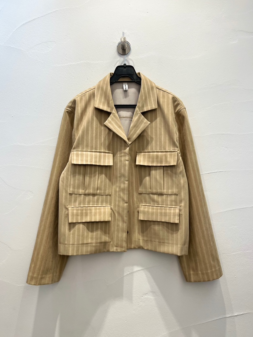 BROWN PAPER-S東大門實拍女裝新款職業真品人氣熱賣25春夏夾克BROWN PAPER夾克圖色1