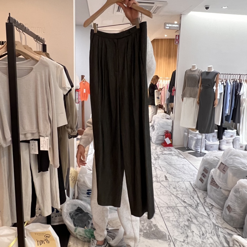 LA MAGIE FEMME韓國代購女士新款熱賣職業真品時尚休閑褲Lamagie Femme休閑褲圖色3