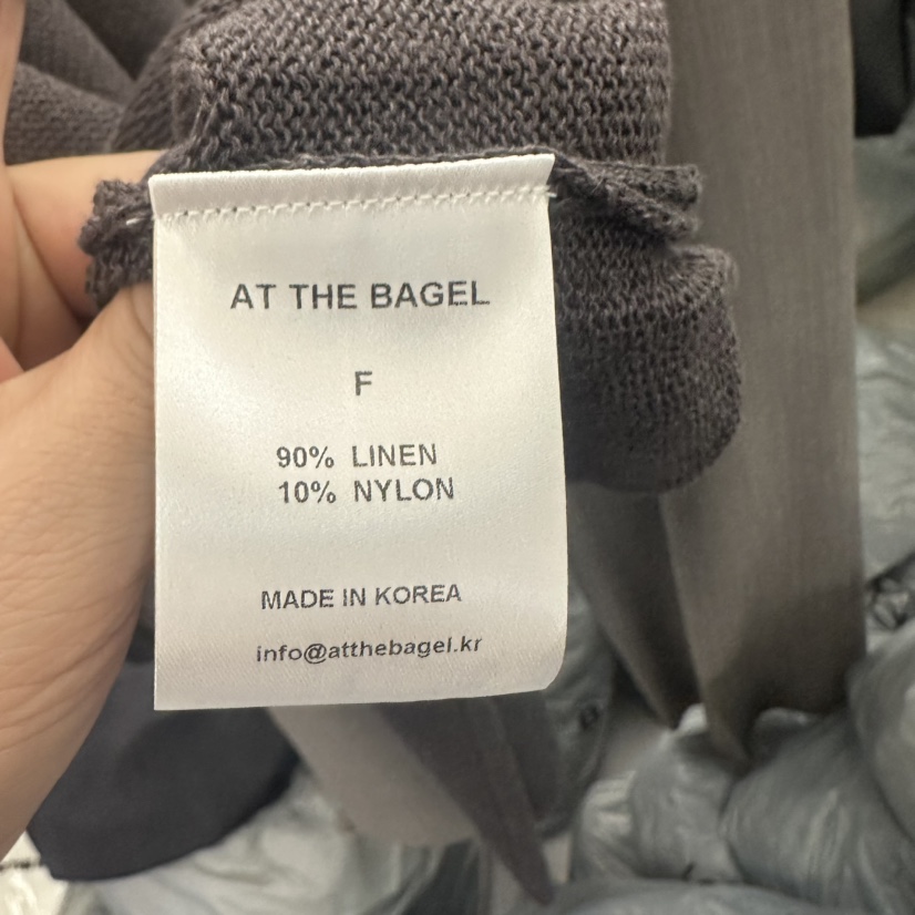 AT THE BAGEL韓國代購女士新款休閑25春夏時尚熱賣針織衫AT THE BAGEL針織衫