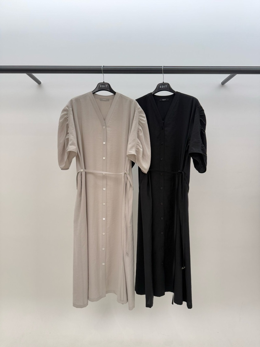 空韓國代購女裝新品25春夏休閑時尚推薦真品熱賣職業連衣裙EDIT連衣裙
