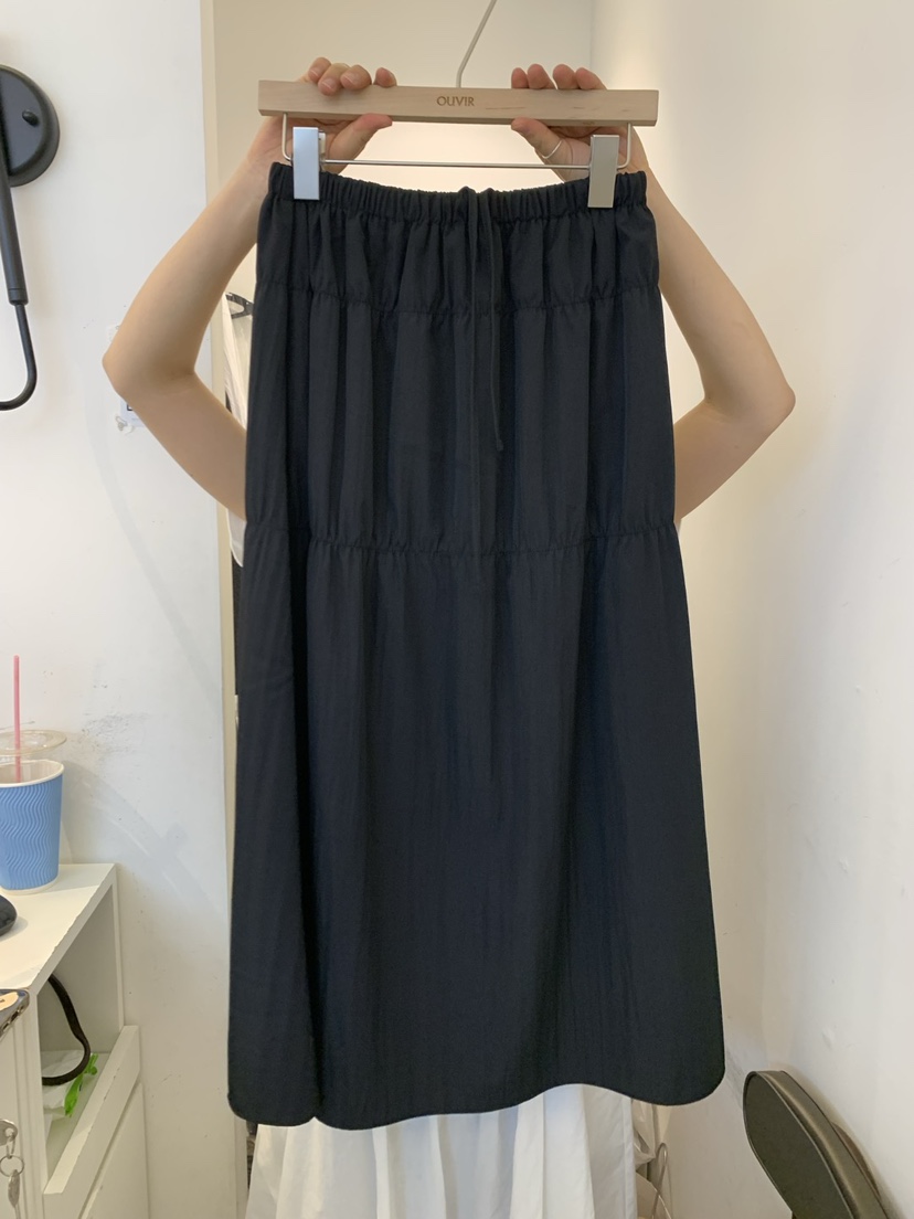 OUVIR東大門實拍女士新品真品推薦職業時尚熱賣25春夏休閑長裙O.V.R/OUVIR長裙圖色2