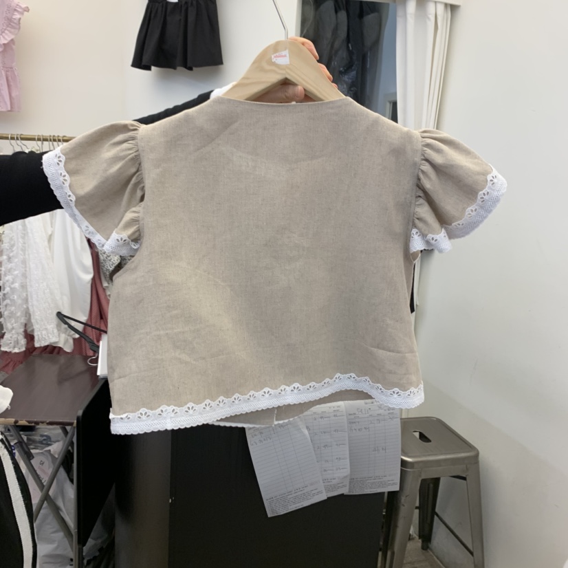 BEEN-A東大門實拍女士新品人氣時尚真品25春夏熱賣襯衫蕾絲衫BEEN-A襯衫/蕾絲衫