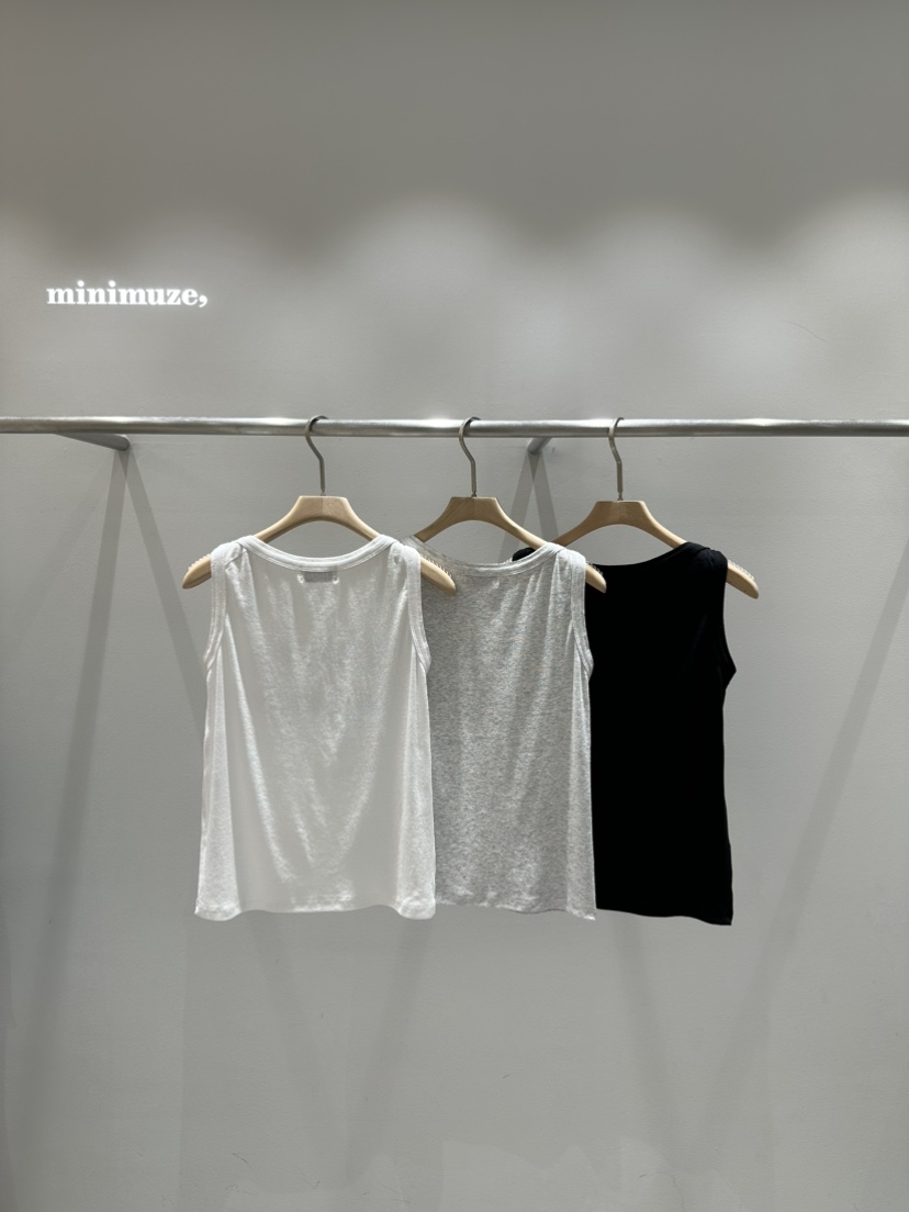 MINIMUZE韓國直郵㊣女裝新款熱賣25春夏推薦時尚人氣吊帶背心MINIMUZE吊帶/背心