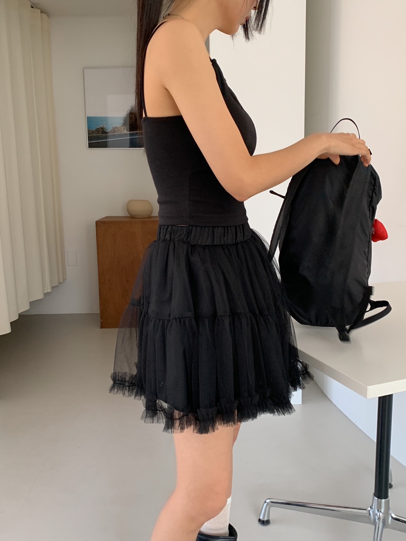 ROUGH韓國直郵㊣東大門實拍女裝新品推薦休閑時尚人氣25春夏短裙ROUGH短裙