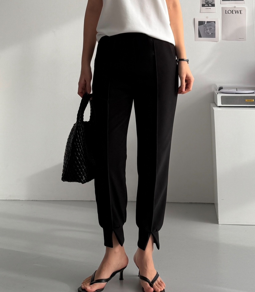 I BLLE直郵韓國代購㊣女裝新品25春夏熱賣休閑推薦時尚休閑褲I BLLE休閑褲