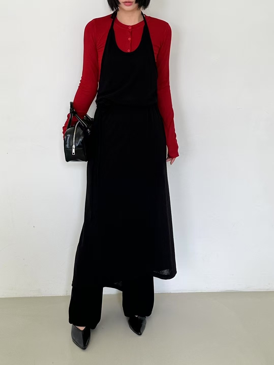 IKMOOI直郵韓國代購㊣女裝新品休閑人氣25春夏熱賣時尚連衣裙IKMOOI連衣裙