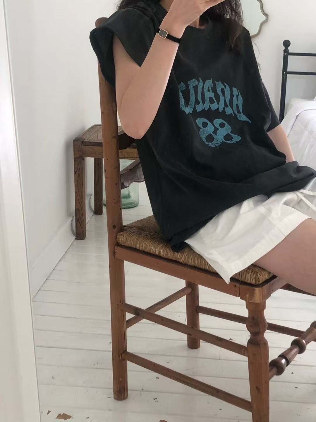 NAM.2韓國直郵㊣東大門實拍女裝新款熱賣休閑時尚人氣推薦T恤EDINBURGHT恤