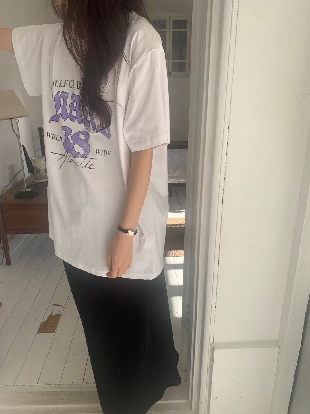 NAM.2韓國直郵㊣東大門實拍女裝新款熱賣休閑時尚人氣推薦T恤EDINBURGHT恤