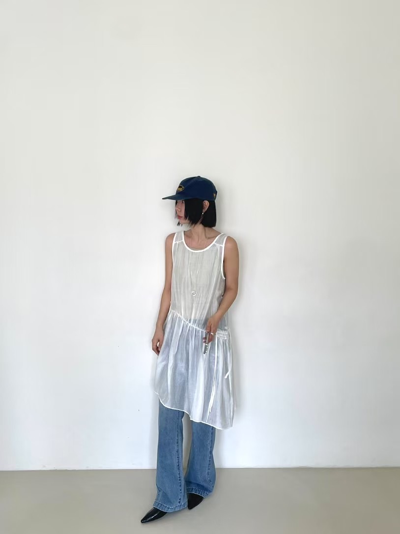 IKMOOI韓國直郵㊣東大門實拍女裝新品人氣時尚推薦連衣裙褶皺IKMOOI連衣裙