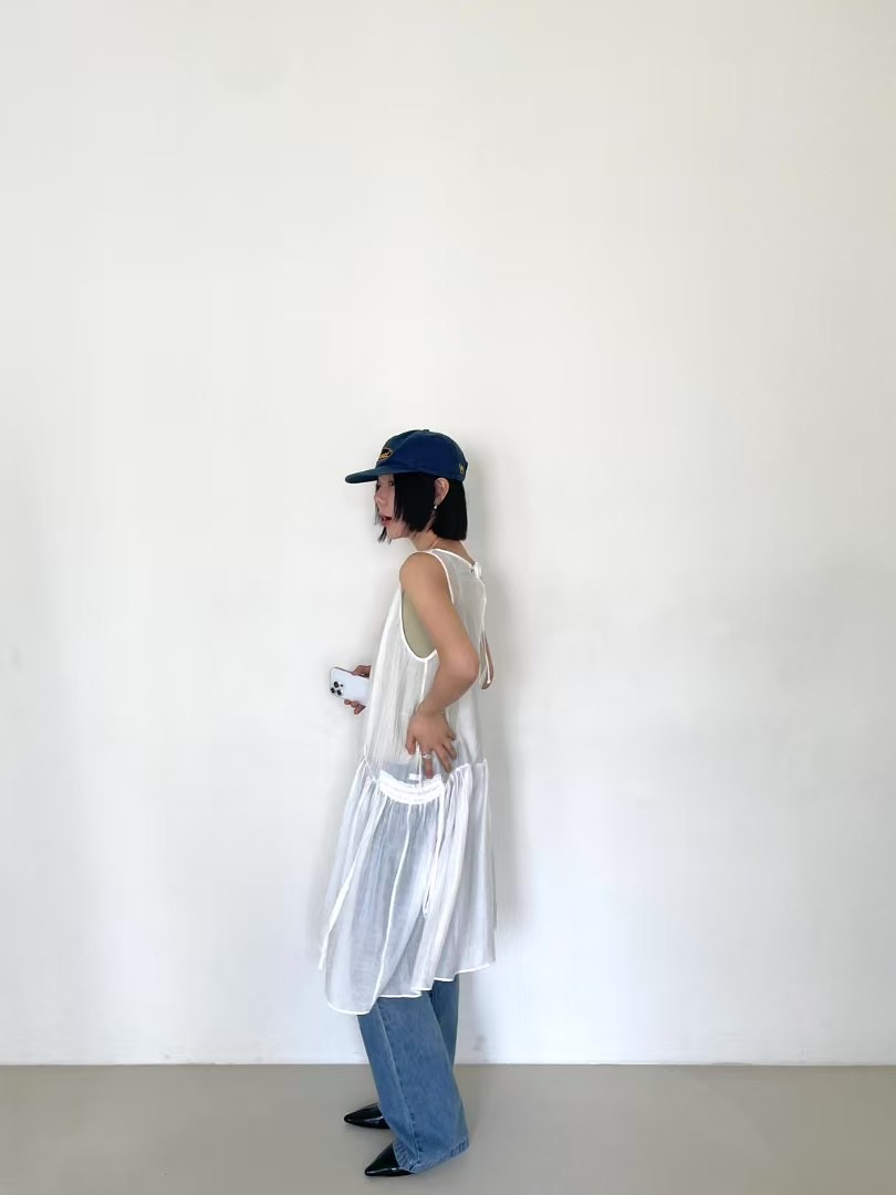 IKMOOI韓國直郵㊣東大門實拍女裝新品人氣時尚推薦連衣裙褶皺IKMOOI連衣裙