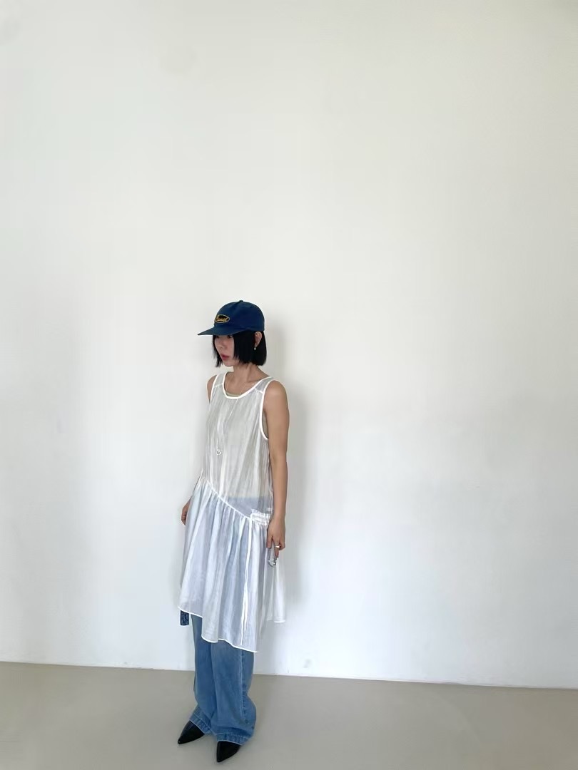 IKMOOI韓國直郵㊣東大門實拍女裝新品人氣時尚推薦連衣裙褶皺IKMOOI連衣裙